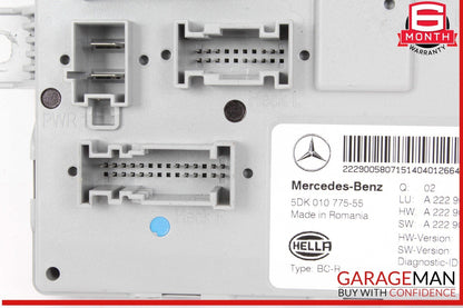 14-17 Mercedes W222 S550 Rear Trunk Relay Sam Module 2229005807 OEM