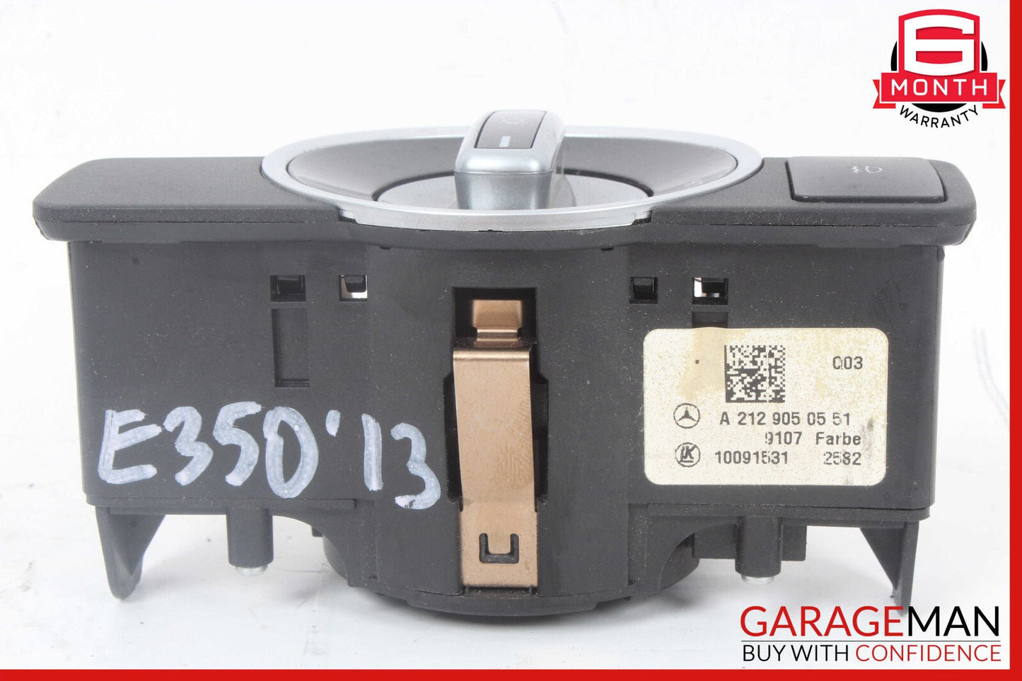 08-20 Mercedes W212 E350 Headlight Fog Light Switch Control Module OEM