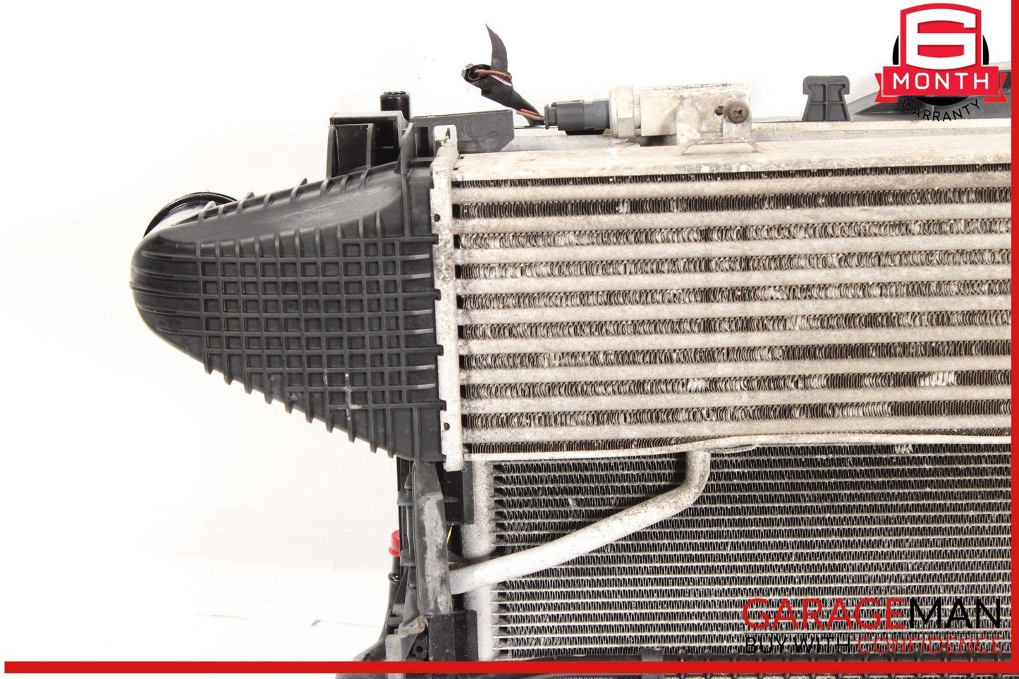 12-15 Mercedes W204 C250 Engine Motor Cooling Radiator A/C AC Condenser Assembly