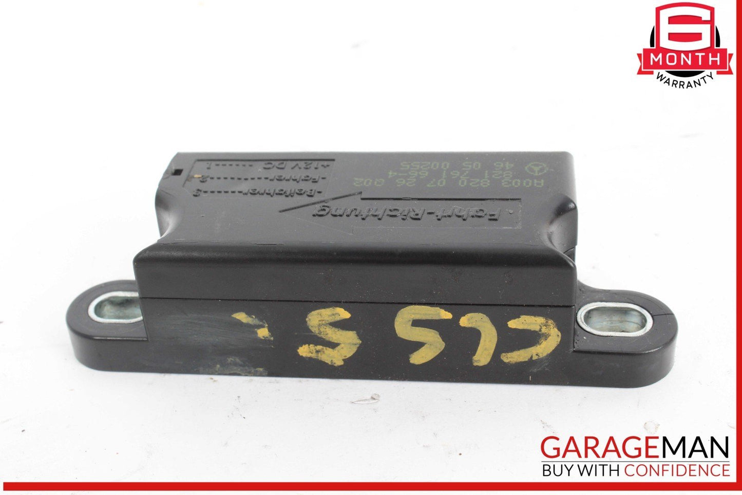 03-09 Mercedes W219 CLS500 E500 E55 Crash Impact Sensor 0038200726 OEM