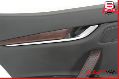 14-22 Maserati Ghibli M157 Rear Left Driver Side Interior Door Panel OEM