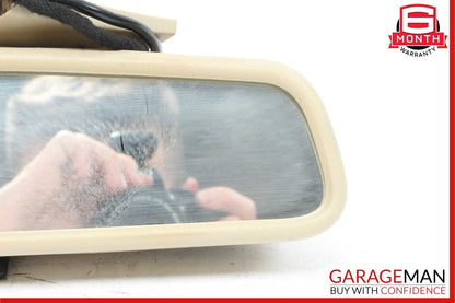 08-14 Mercedes W204 C300 C350 Top Upper Rear View Mirror Assembly Beige OEM
