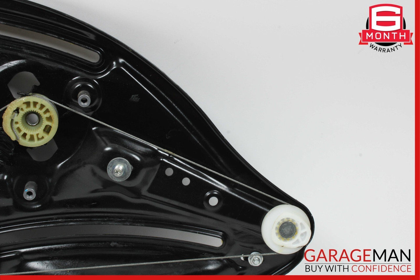 10-16 Mercedes W207 E350 Rear Right Door Window Regulator Frame w/o Motor OEM