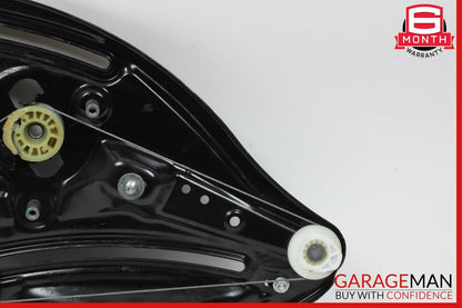 10-16 Mercedes W207 E350 Rear Right Door Window Regulator Frame w/o Motor OEM