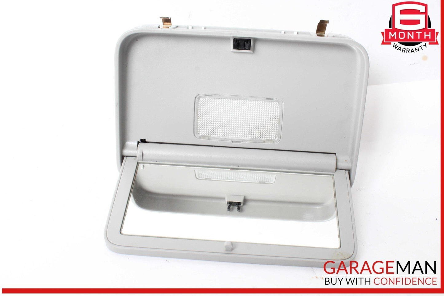 10-13 Mercedes W221 S550 S400 Rear Overhead Vanity Mirror Assembly Gray OEM