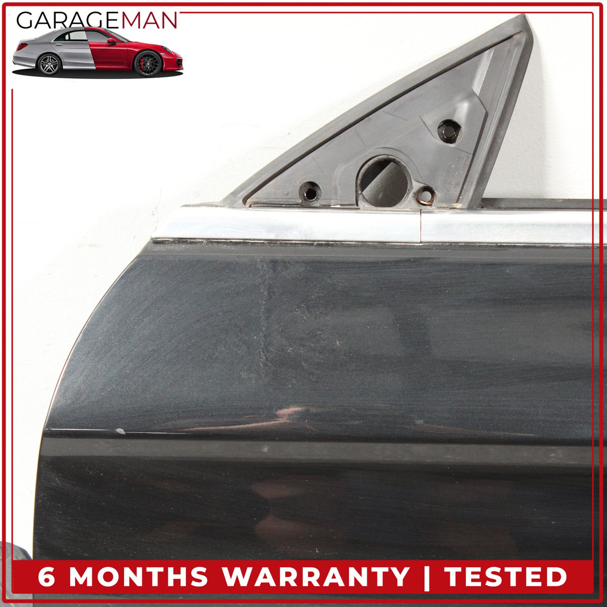 2012-2018 BMW 640i F12 Front Left Side Door Shell Black Metallic 7228569 OEM