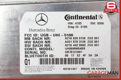 07-10 Mercedes W221 S550 CL500 CL550 Bluetooth Communication Module Unit OEM