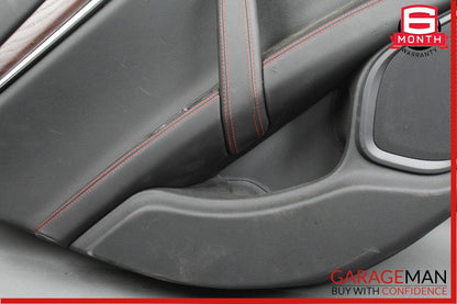 14-18 Maserati Ghibli Rear Left Side Interior Door Panel Cover Assembly Black