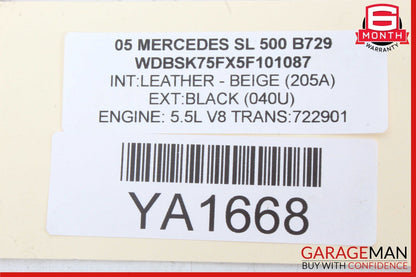 03-06 Mercedes R230 SL500 CLS500 S430 ECU ECM Engine Control Module Unit OEM