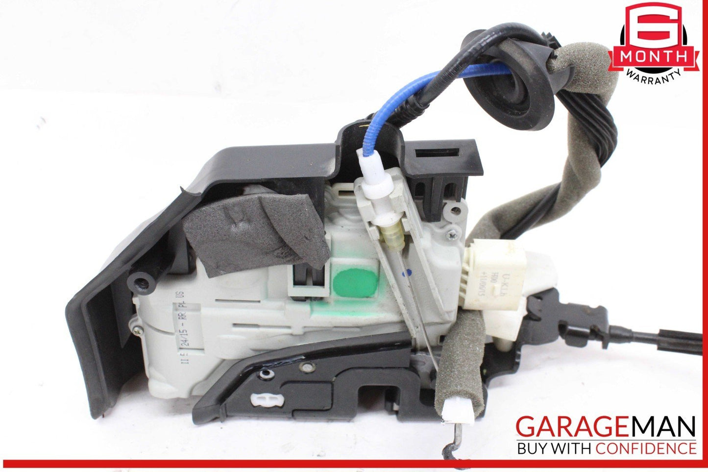 11-18 Audi A8 S8 Rear Left Side Inner Door Panel Cover w/ Lock Latch & Motor OEM
