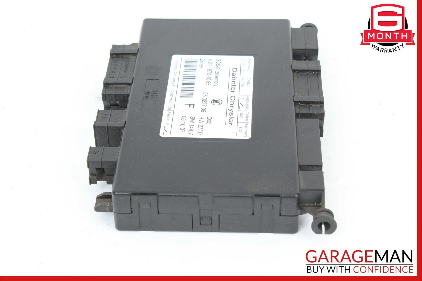03-13 Mercedes R350 E320 SLK280 GL550 E350 Front Left Seat Control Module Unit