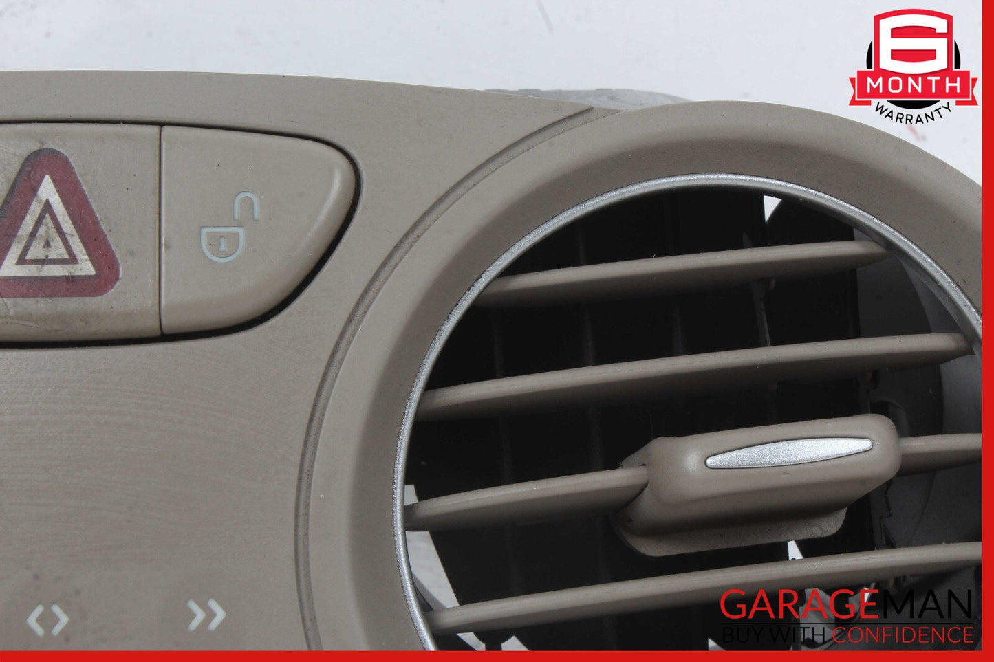 03-06 Mercedes R230 SL500 Center Dashboard Hazard Dash Vent OEM