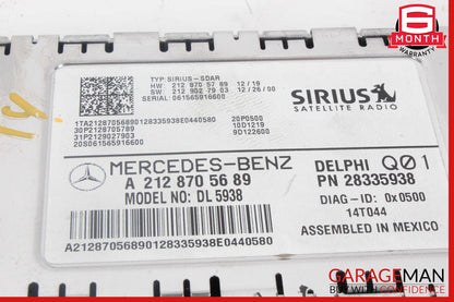 10-17 Mercedes W204 C250 Sirius Satellite Radio Receiver Module Unit OEM