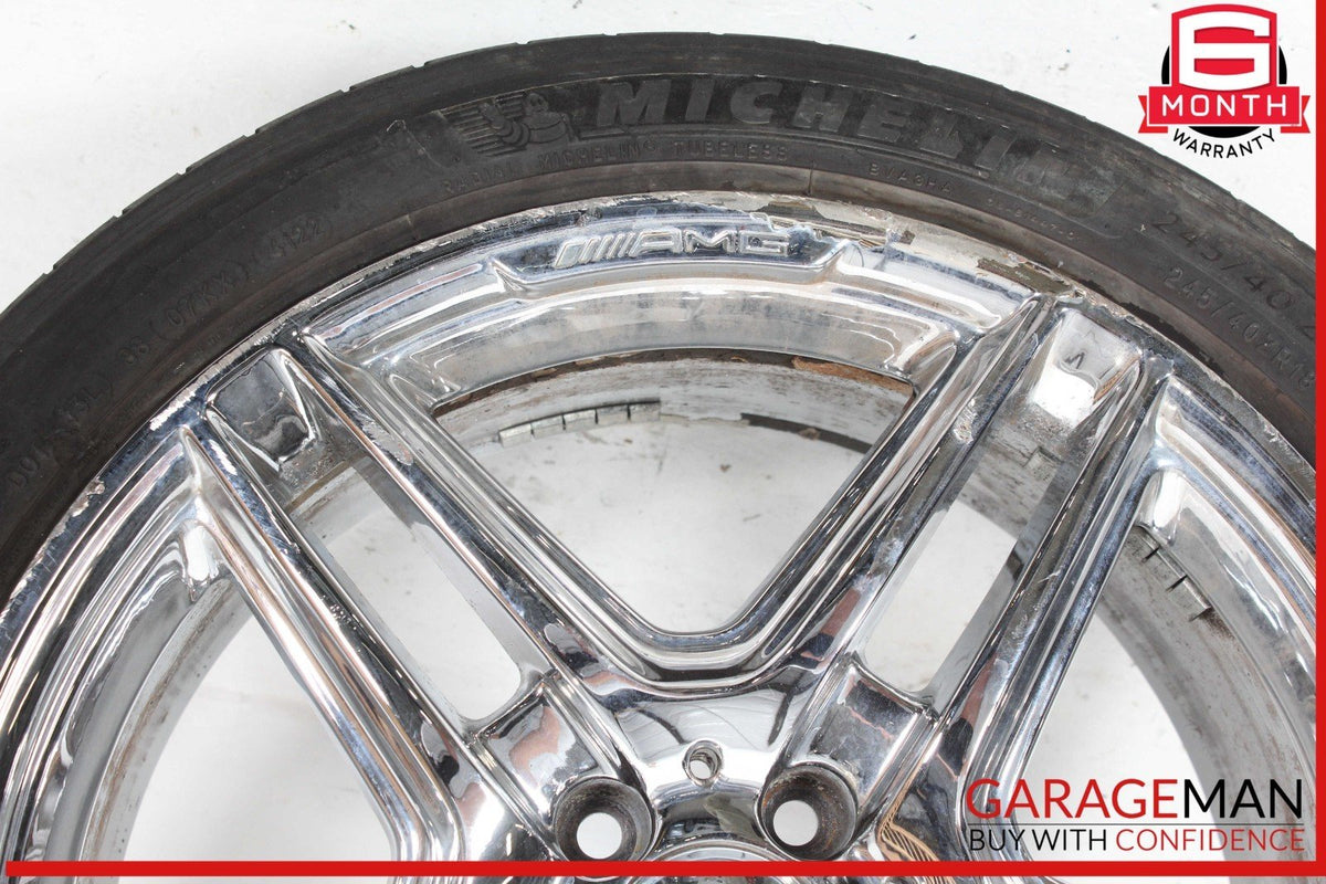 10-13 Mercedes W207 E350 E400 AMG 8.5 x 18 18'' Wheel Tire Rim Silver 2124013602