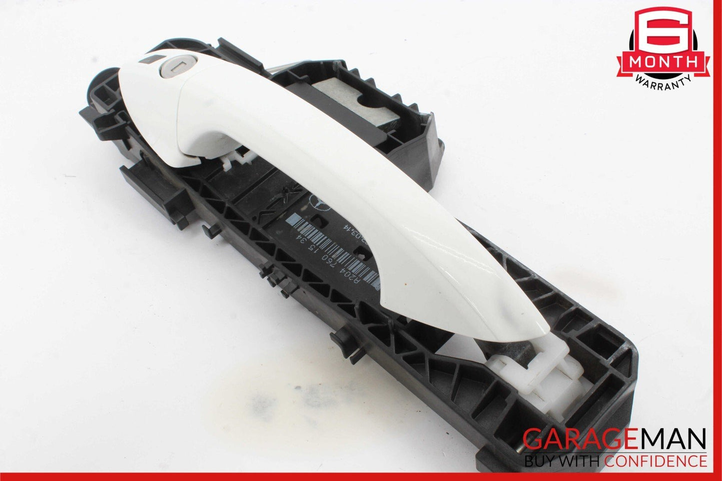 12-14 Mercedes W204 C300 C250 Front Left Driver Side Exterior Door Handle White
