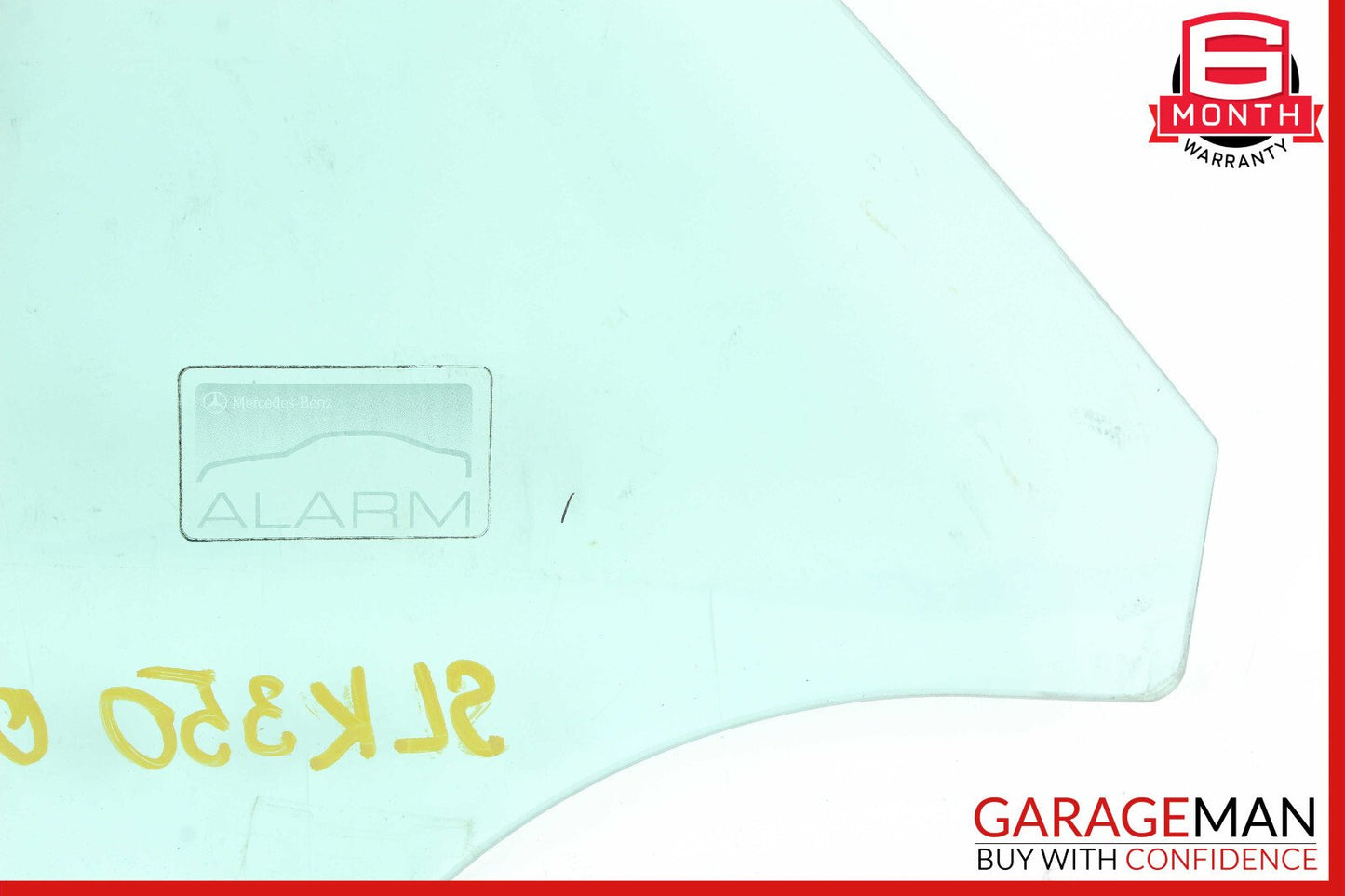05-11 Mercedes R171 SLK350 Quarter Window Glass Rear Left Driver Side OEM