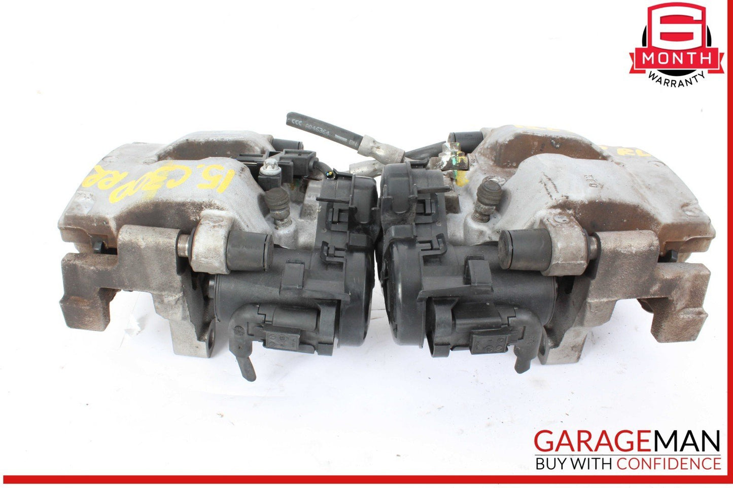 15-20 Mercedes W205 C300 C400 Rear Right & Left Side Brake Calipers Set of 2 Pc