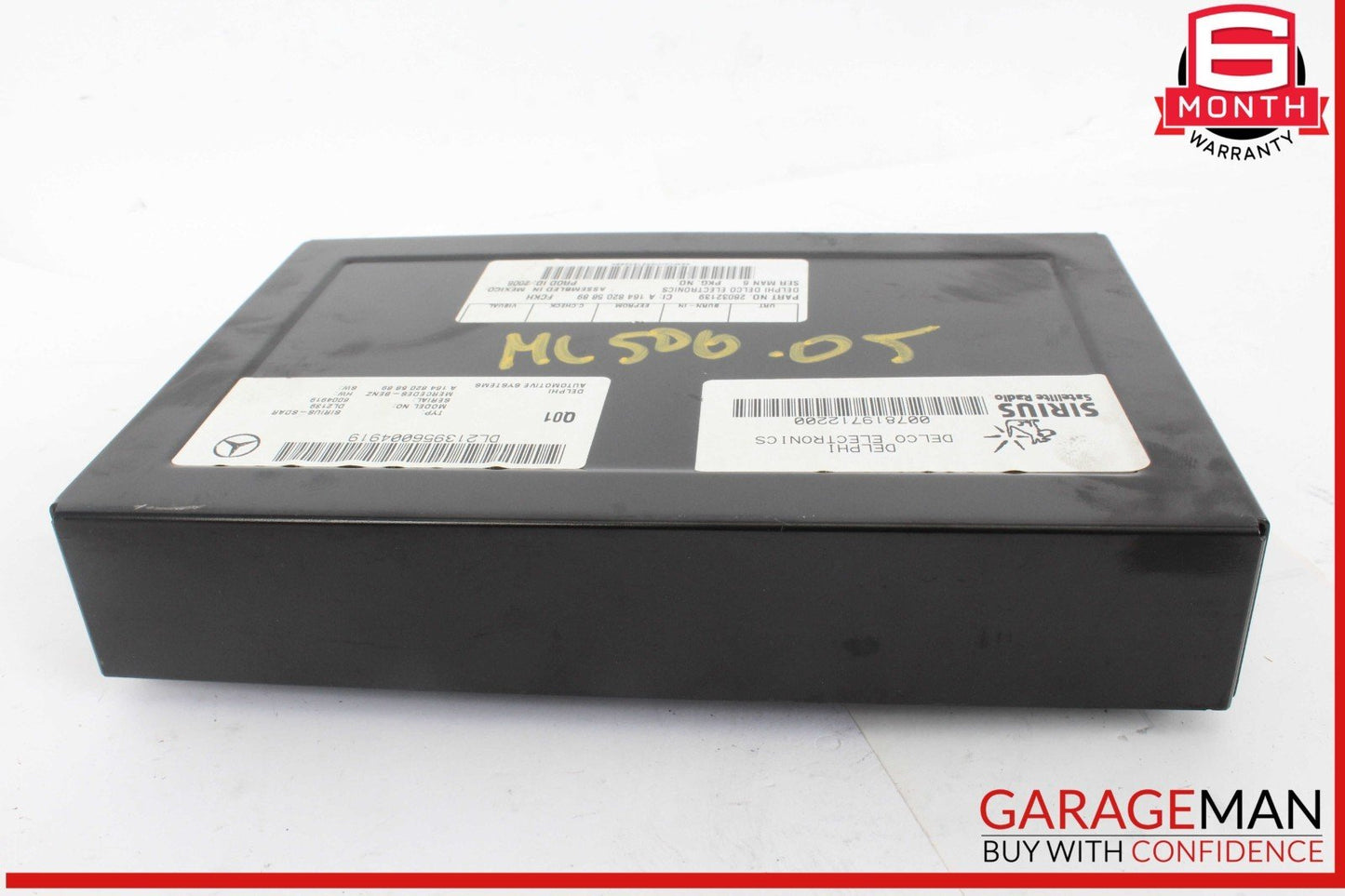 03-11 Mercedes W164 ML500 R500 Sirius Satellite Radio Receiver 1648205889 OEM