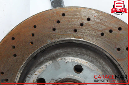 07-14 Mercedes W221 S550 Front Left Side Spindle Knuckle Wheel Hub w/ Rotor Disc