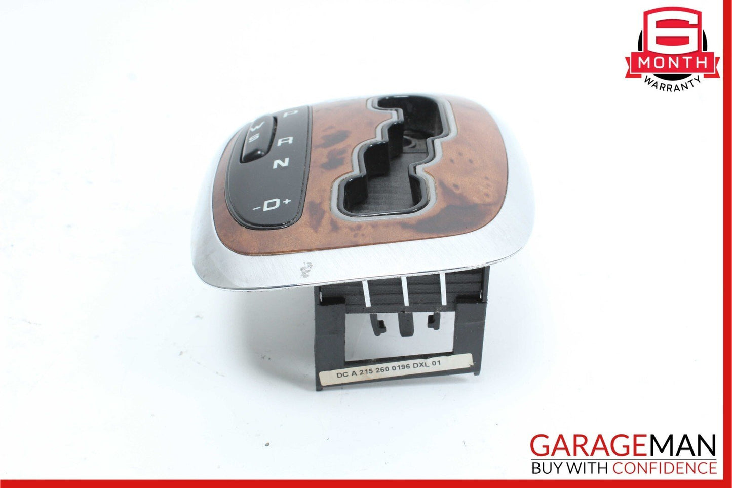 00-06 Mercedes W215 CL55 AMG Center Console Shifter Bezel Trim 2152600196 OEM