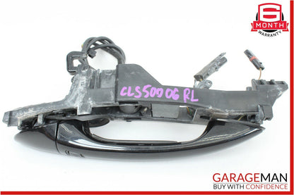 06-11 Mercedes W219 CLS500 Rear Left Side Keyless Go Exterior Door Handle Black
