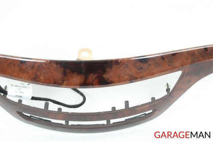 07-09 Mercedes W221 S550 Center Dashboard Dash Board Trim Bezel Cover Panel Wood