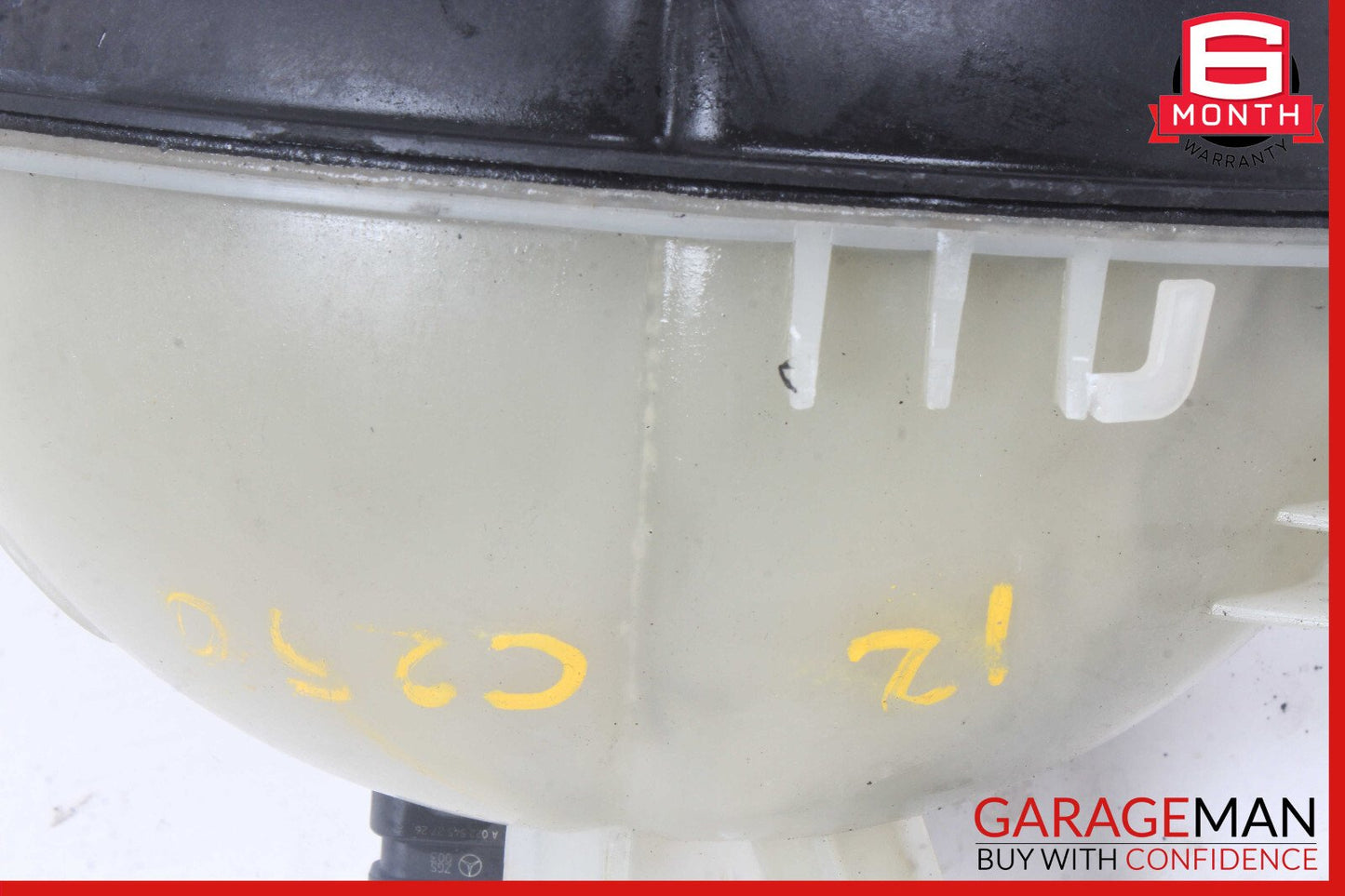 08-14 Mercedes W204 C250 C300 Radiator Coolant Overflow Tank Reservoir OEM