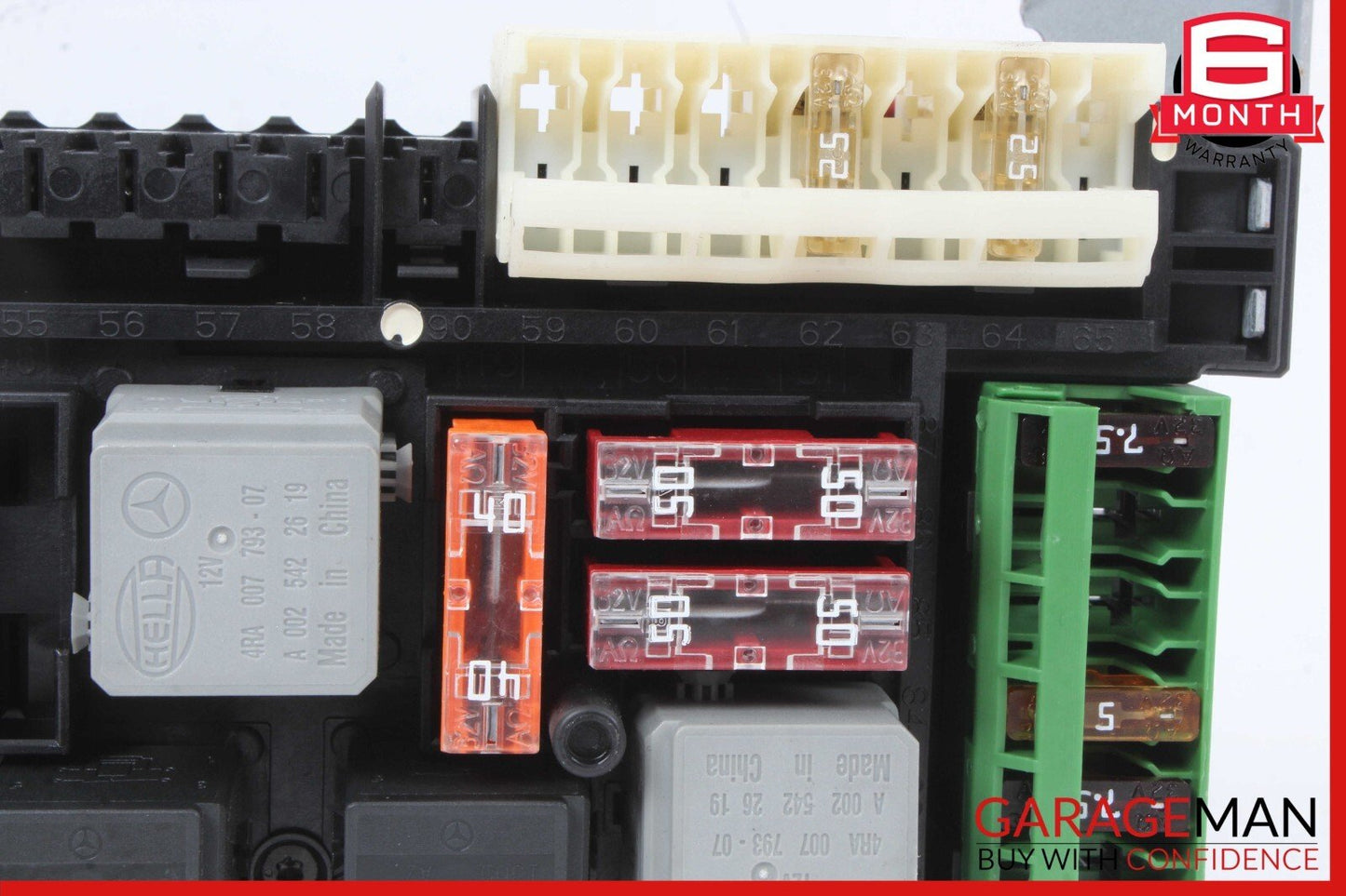 10-18 Mercedes W212 CLS550 E350 Rear SAM Module Relay Fuse Box 2129005001 OEM