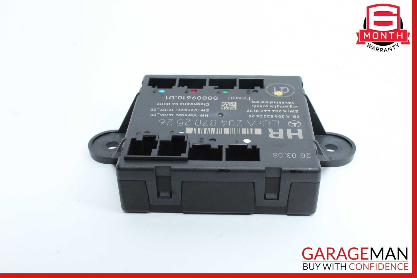 08-18 Mercedes W204 C300 GLK350 C250 Rear Right Side Door Control Module OEM