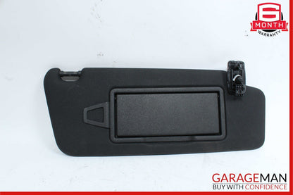 08-14 Mercedes W204 C300 Front Right Side Sun Visor Sunvisor Shade Black OEM