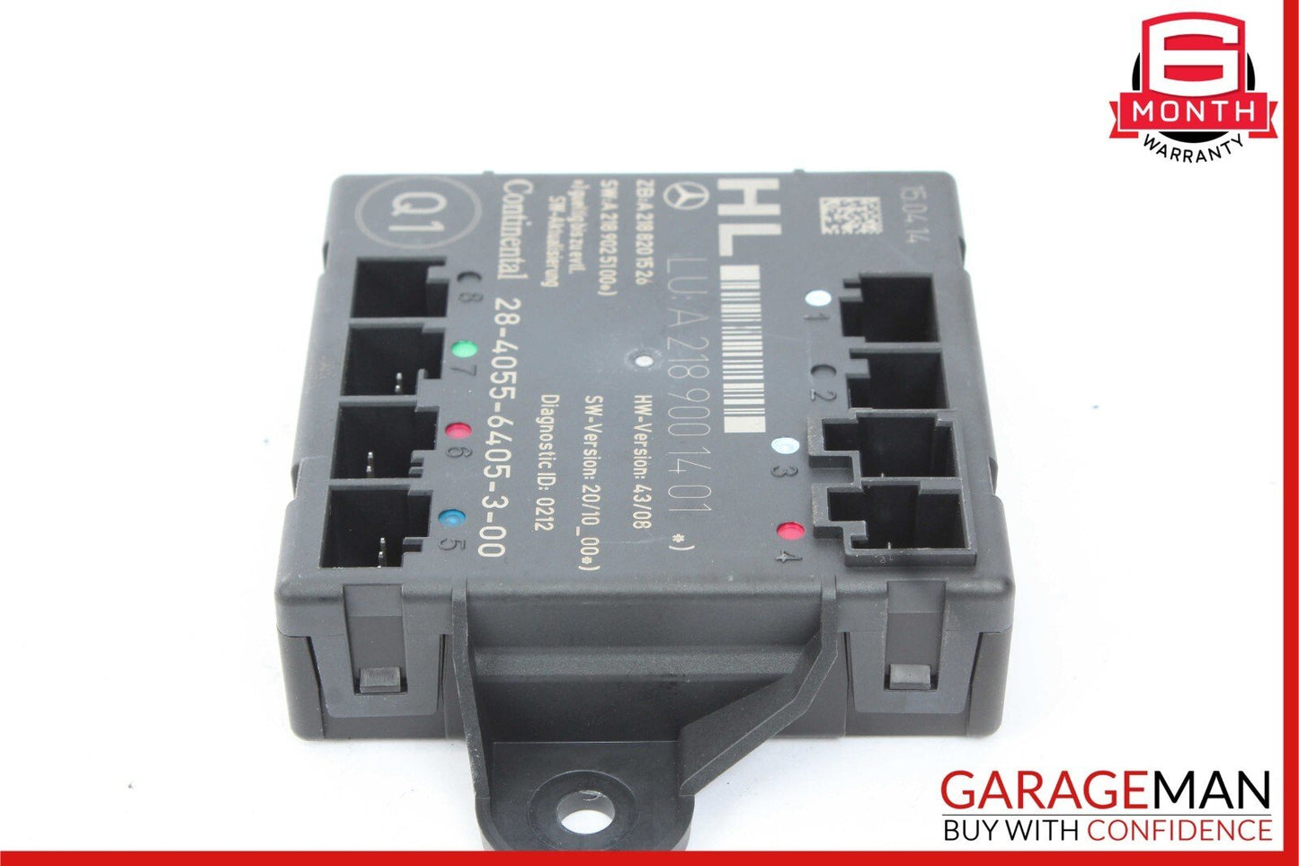 08-18 Mercedes W204 C250 CLS550 Rear Left Side Door Control Module Unit OEM
