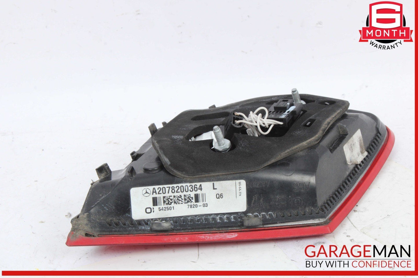 10-13 Mercedes W207 E350 Rear Left Driver Side Inner Tail Light Lamp OEM