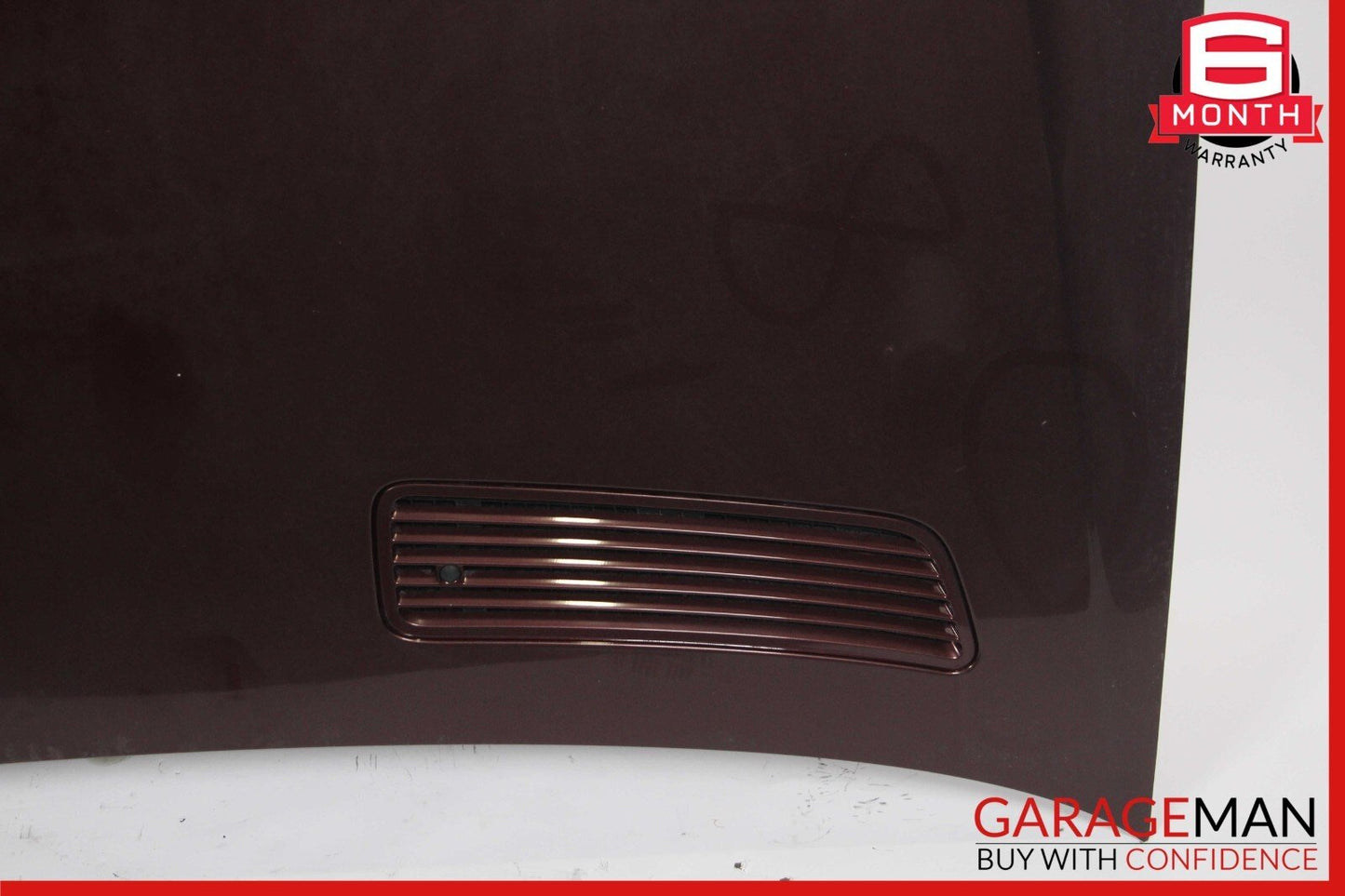 07-13 Mercedes W221 S550 Front Hood Bonnet Cover Panel Air Vent Assy Carneol Red