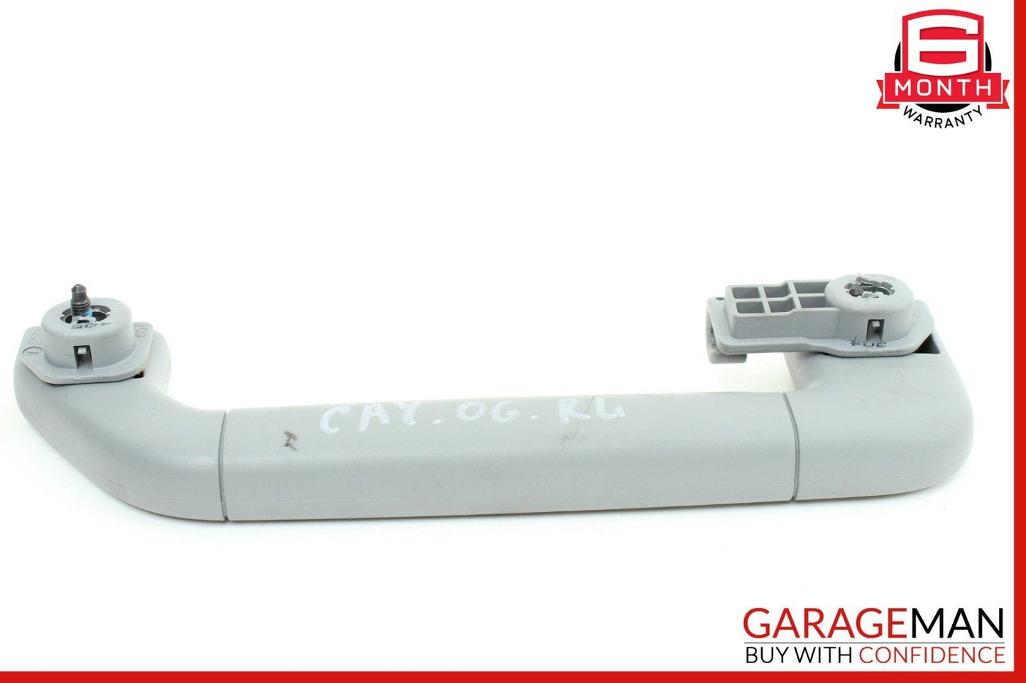 03-10 Porsche Cayenne 955 957 Rear Left Side Interior Top Roof Grab Handle Gray