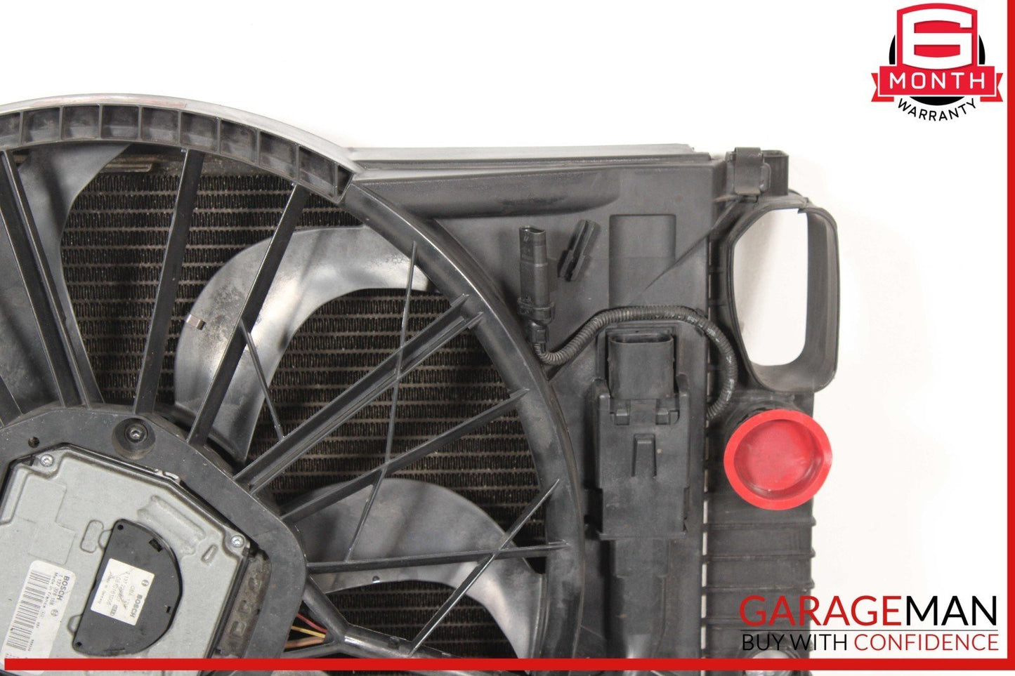 03-09 Mercedes W211 E350 Engine Motor Cooling Fan Radiator A/C Condenser Assy