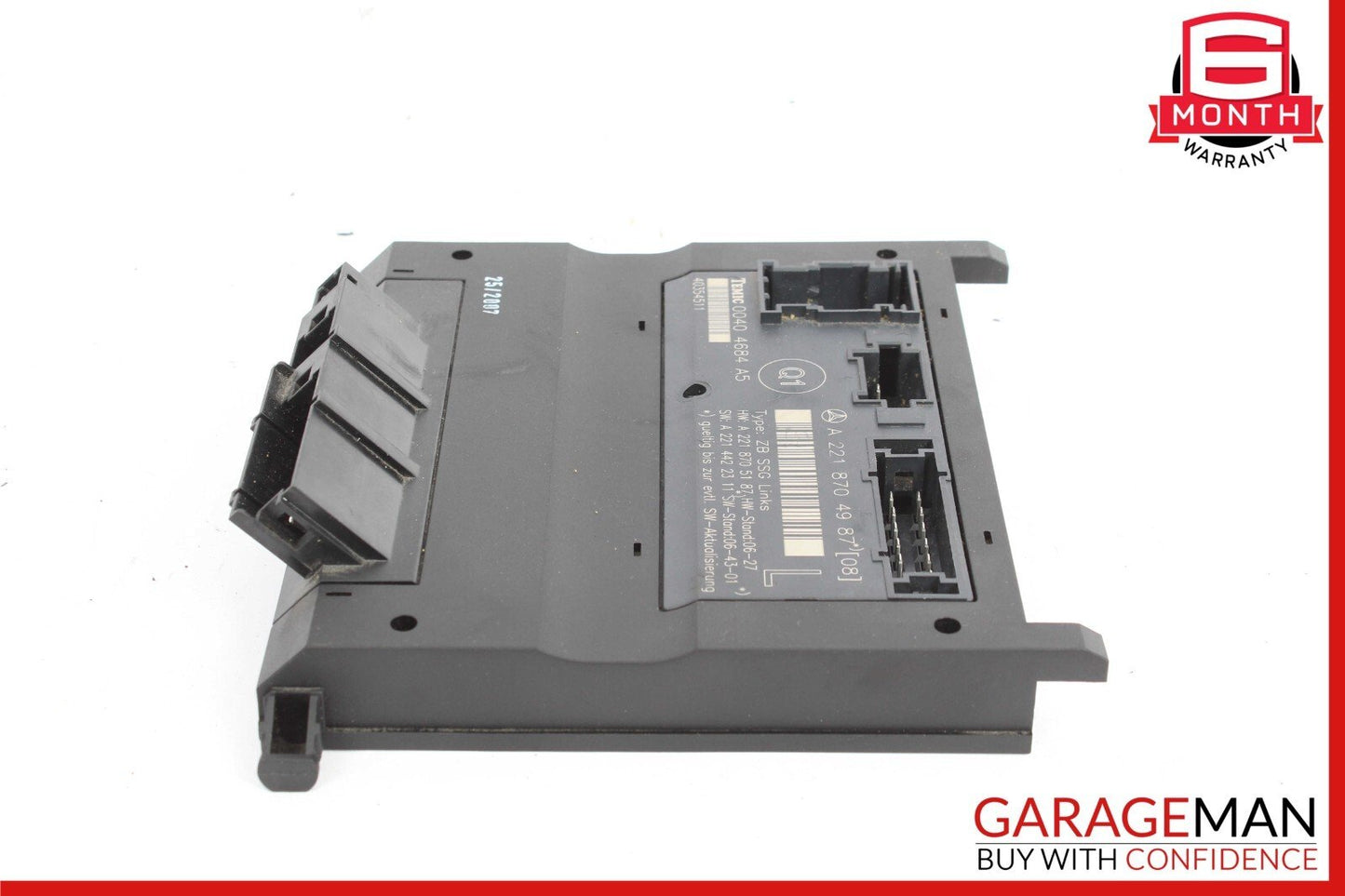 07-13 Mercedes W221 S550 S63 Front Left Driver Side Under Seat Control Unit OEM