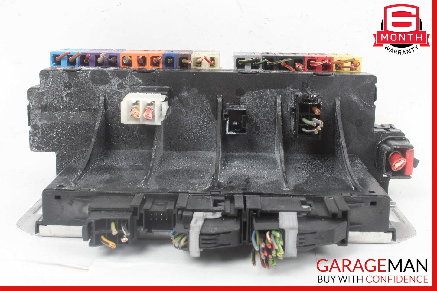 03-12 Mercedes R230 SL500 Front Left SAM Fuse Box Signal Acquisition Assembly