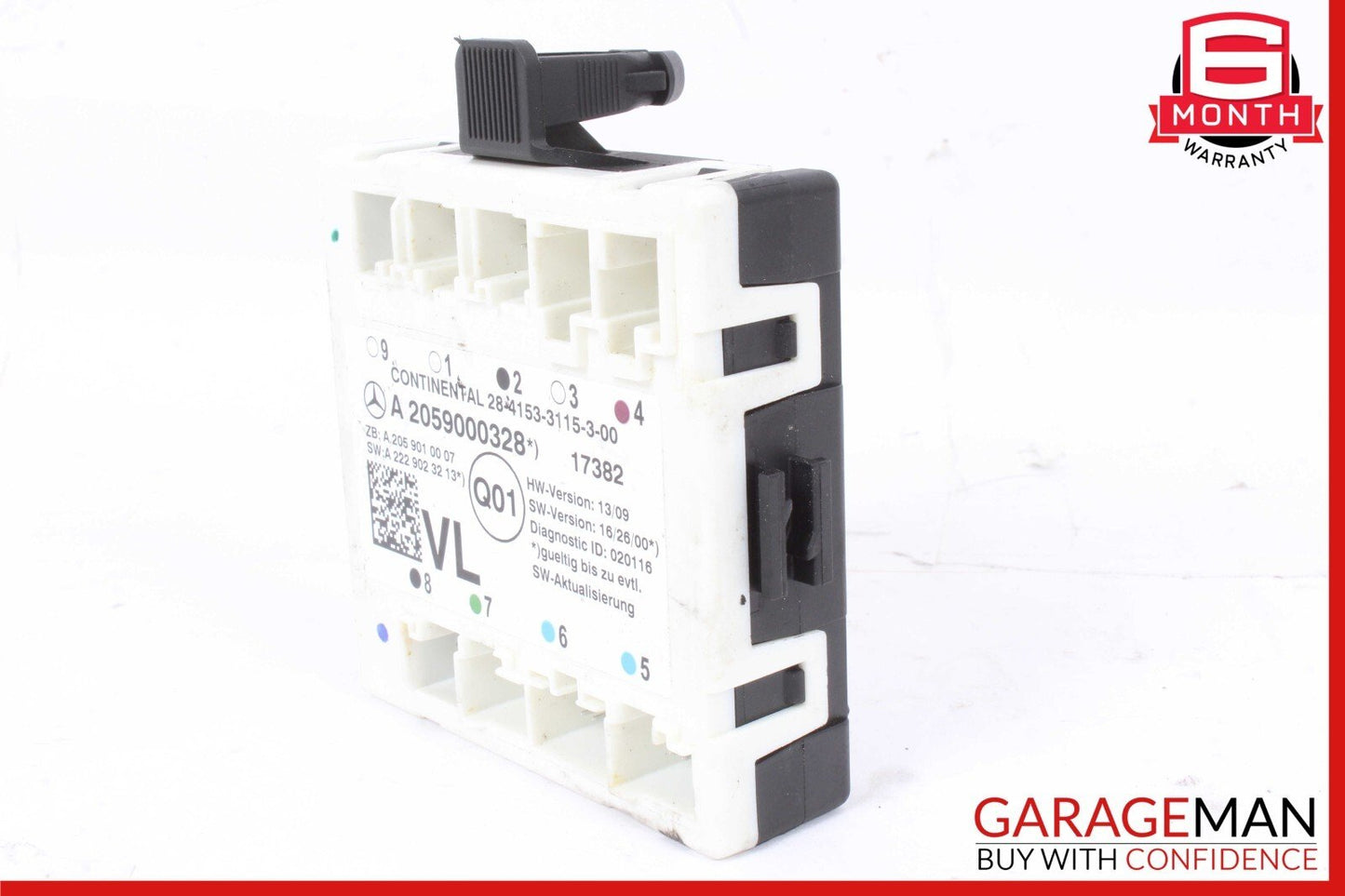 15-19 MERCEDES W205 C300 FRONT LEFT DOOR CONTROL MODULE OEM A2059000328
