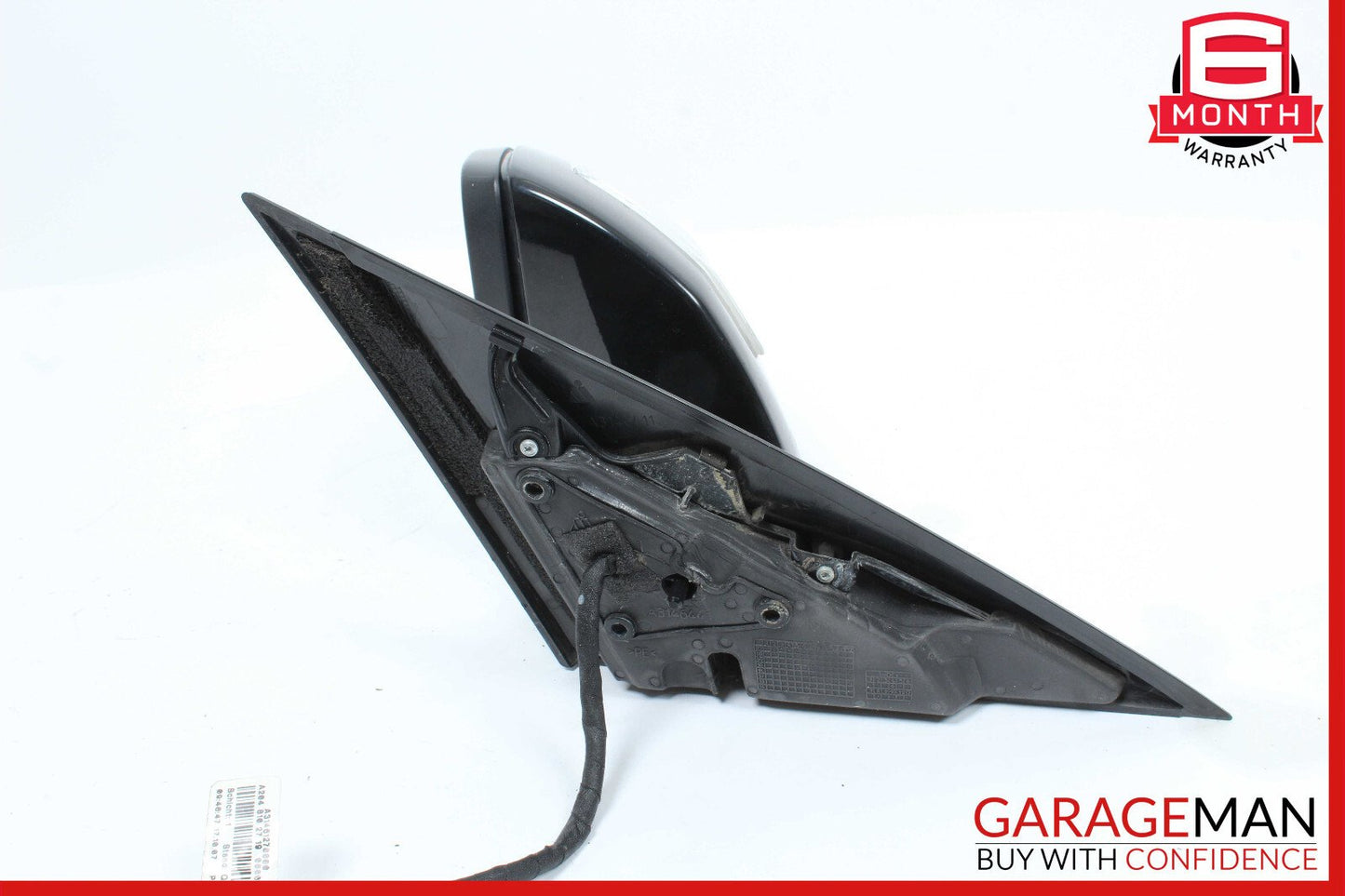 08-09 Mercedes W204 C300 Front Left Side Mirror Door Rear View Black OEM