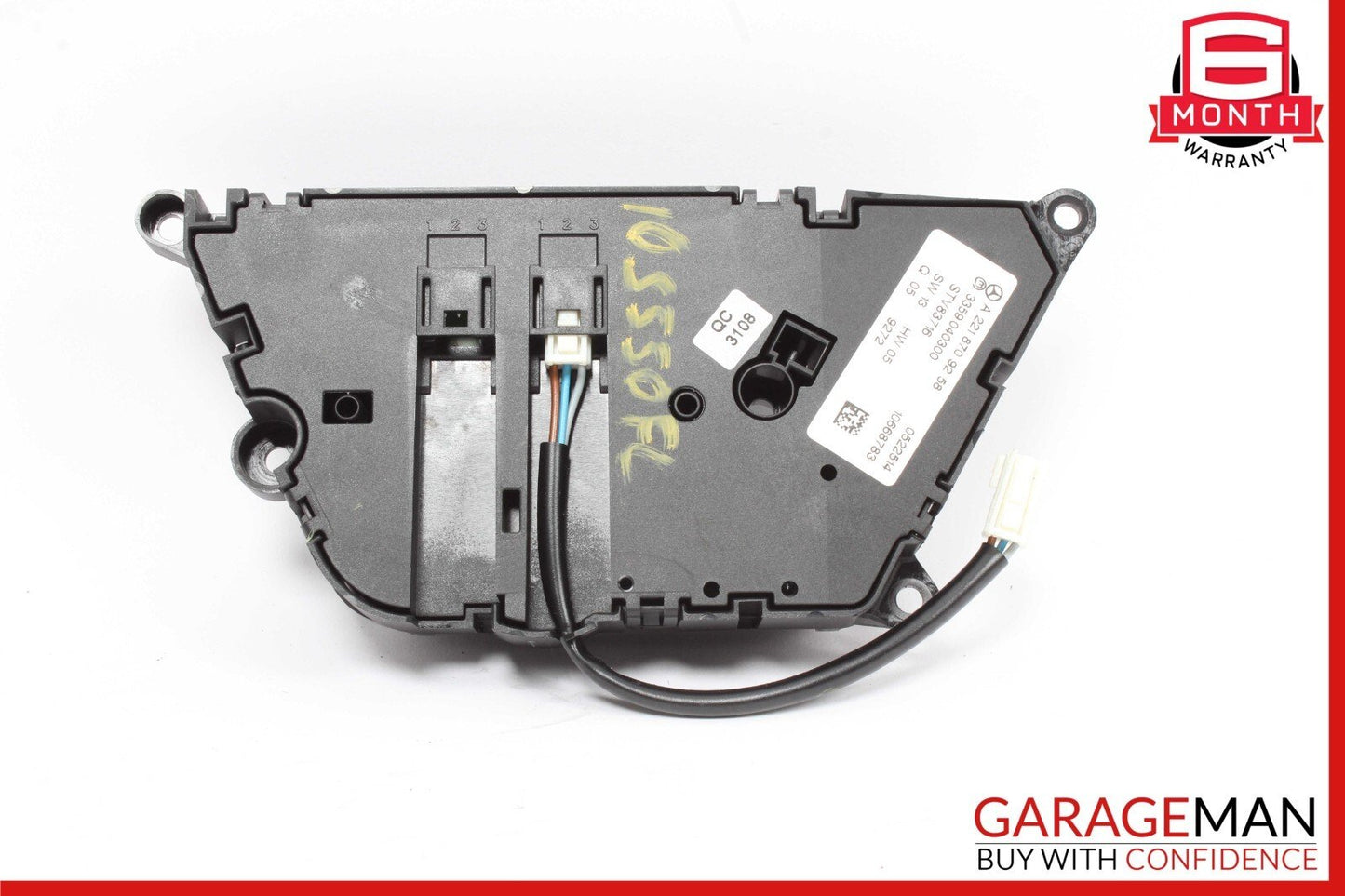 07-14 Mercedes W221 S550 Front Left Side Seat Control Memory Controller Switch