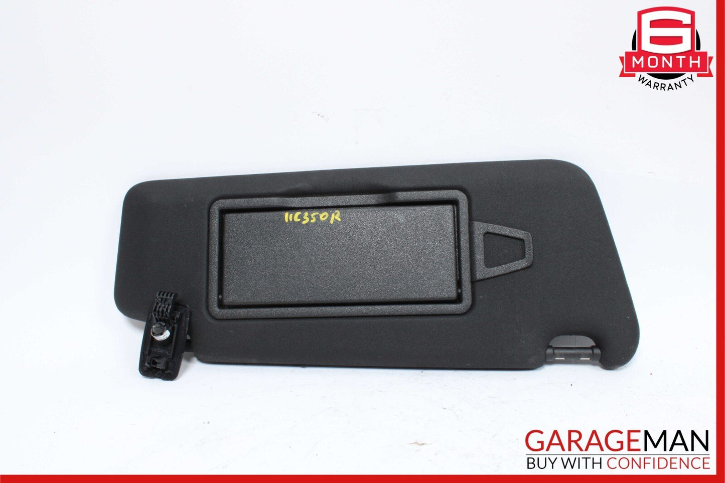 08-14 Mercedes W204 C350 Front Right Passenger Sun Visor Sunvisor Shade Black