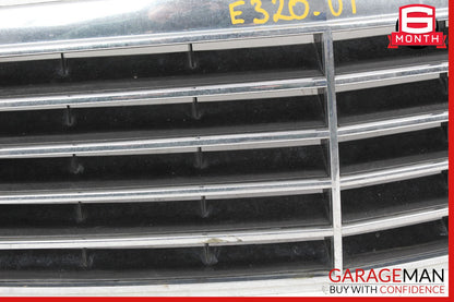 00-03 Mercedes W210 E320 E55 AMG Front Hood Radiator Trim Cover Grille Chrome