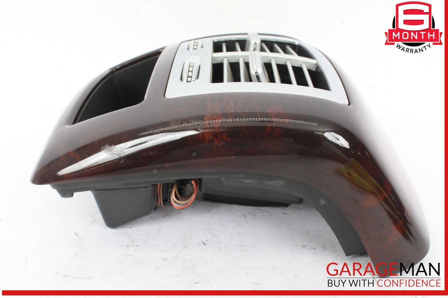 07-13 Mercedes W221 S550 Rear Center Console AC A/C Air Vent Trim 2216801639 OEM