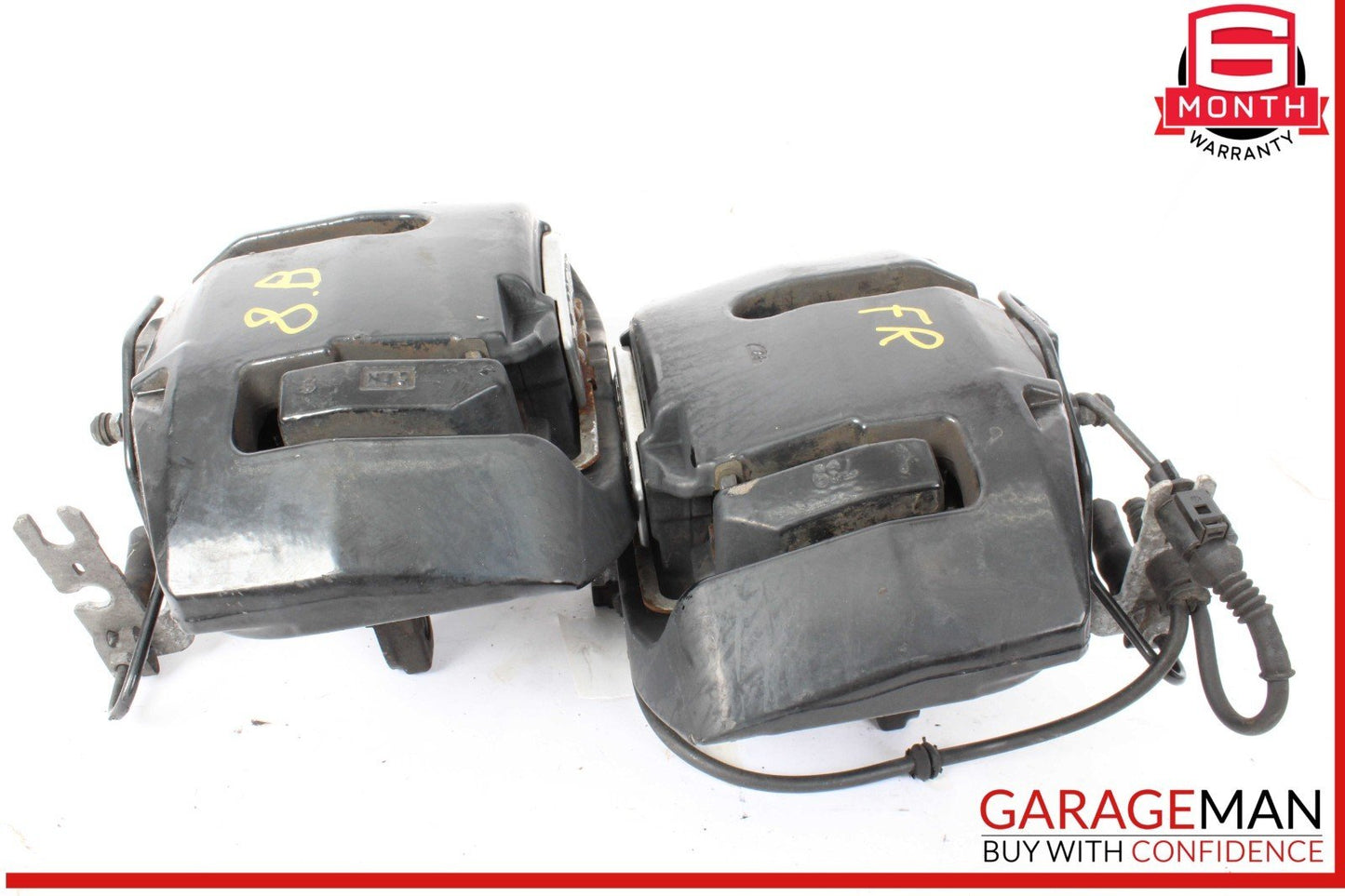 03-13 Bentley Continental GTC Front Brake Calipers Left and Right Side Set OEM