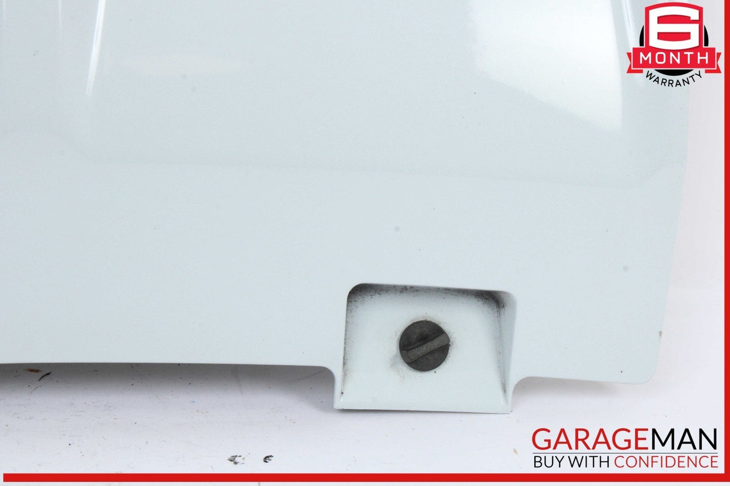 13-17 Audi Q5 Rear Bumper Spoiler Trim White 8R0807819L OEM