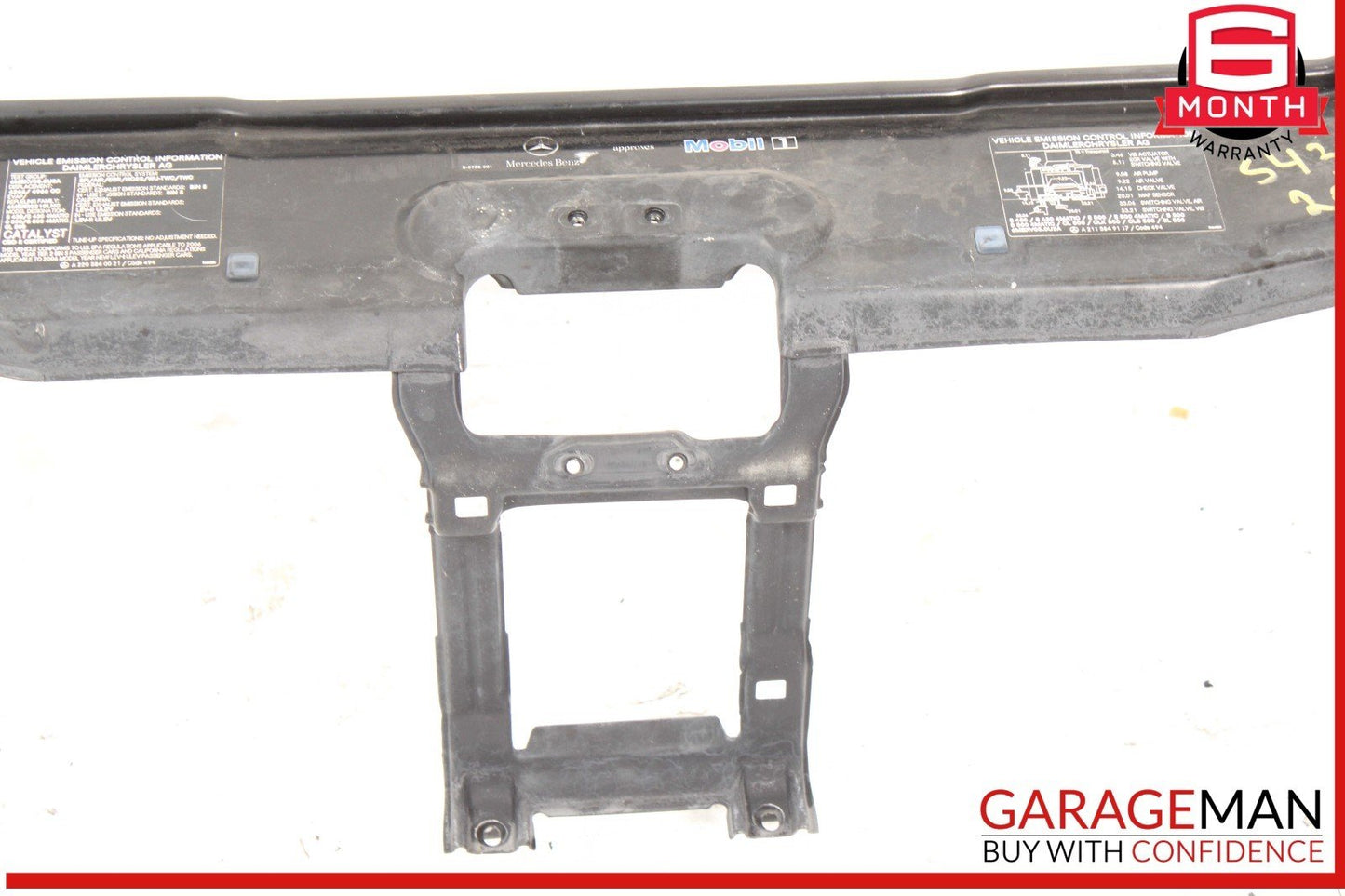 00-06 Mercedes W220 S430 S55 AMG Front Upper Radiator Core Support Bracket OEM