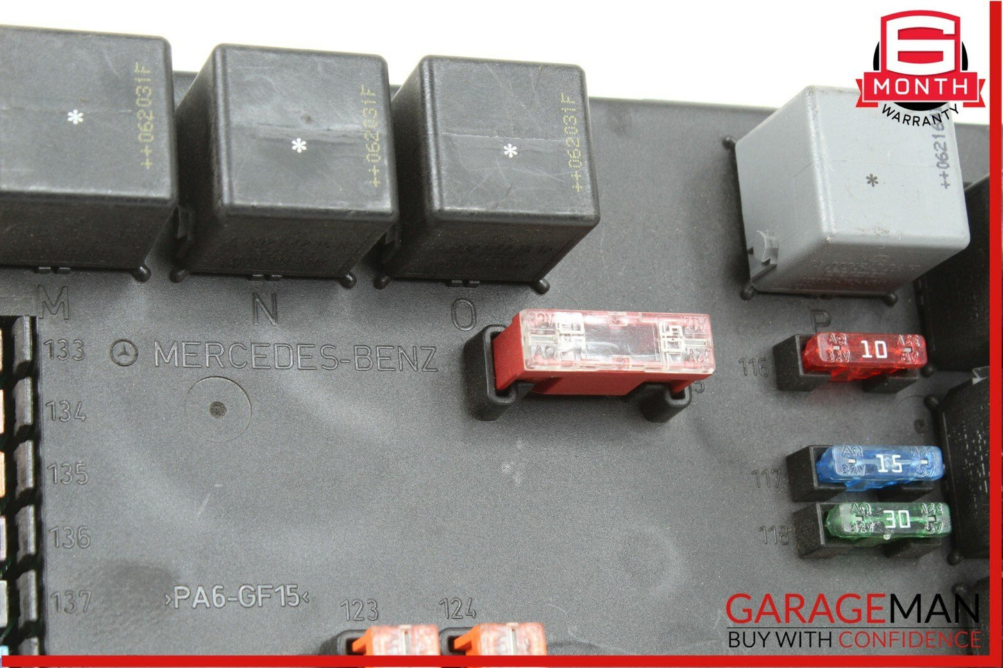 07-09 Mercedes W221 S550 CL550 Rear Trunk SAM Fuse Relay Box Module Assembly
