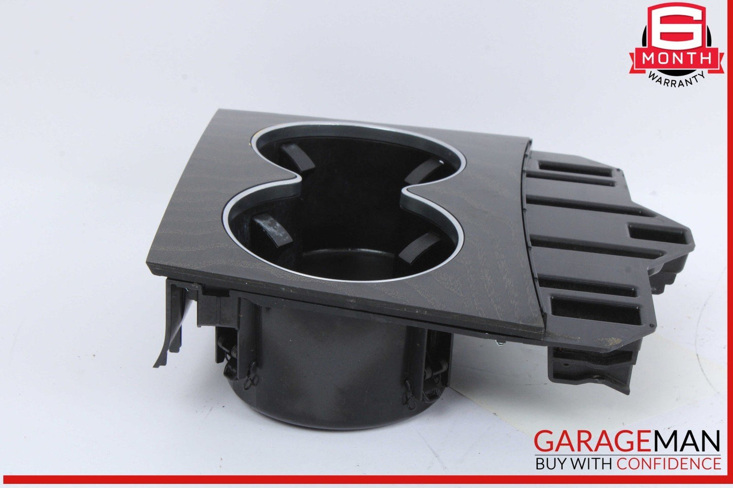 14-17 Mercedes W207 E400 E350 Center Console Cup Holder Compartment Wood OEM
