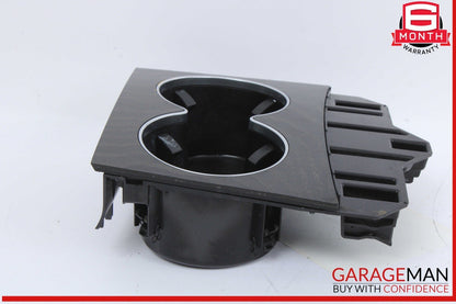 14-17 Mercedes W207 E400 E350 Center Console Cup Holder Compartment Wood OEM