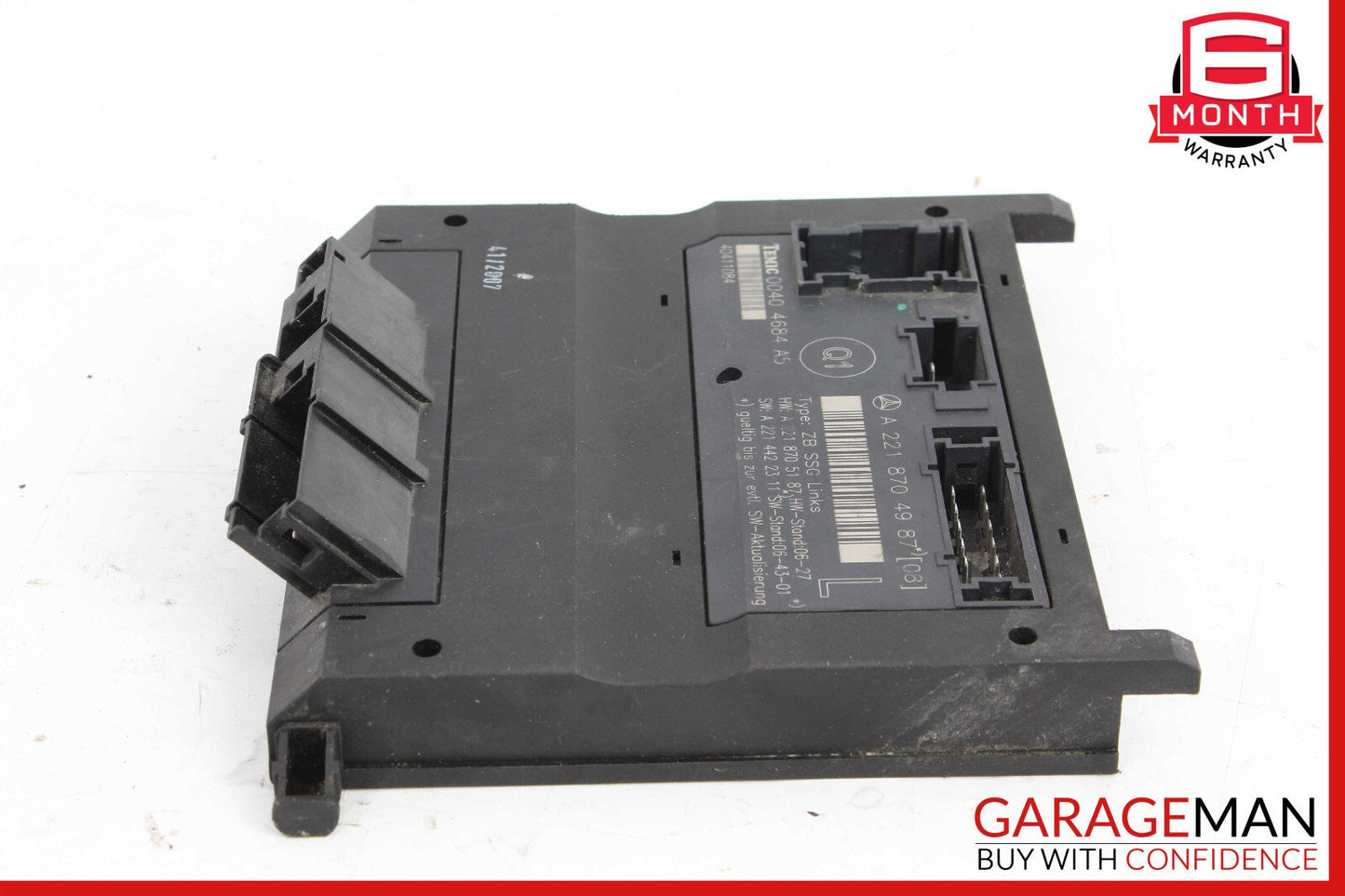 07-13 Mercedes W221 S550 S63 AMG Front Left Driver Side Under Seat Control Unit